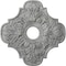 Ekena Millwork Peralta Medallion (Canopies up to 4 5/8"), 17 3/4"OD x 3 1/8"ID x 1"P, Ultra Pure White Crackle CM17PEUWC - alternate 1